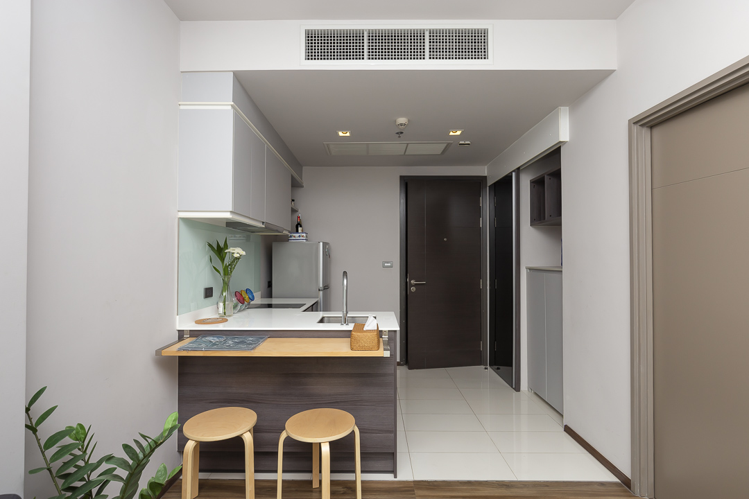 ขายคอนโดสุขุมวิท อโศก ทองหล่อ : 🔥ขายด่วน + 🔥ซีลบายแสนสิริ ขนาด 35 ตร.ม. 1 ห้องนอน ตกแต่งสไตล์โมเดิร์น มีเครื่องใช้ไฟฟ้า