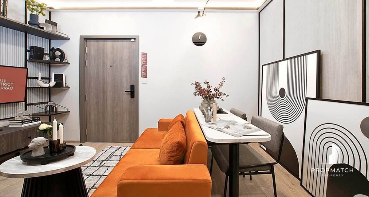 For SaleCondoLadprao, Central Ladprao : ✨flash deal ✨metris District Ladprao (1Bed 1Bath 30.7SQM.) Ready! Only 4,300,000 baht Tel.0981315848 @propmatch
