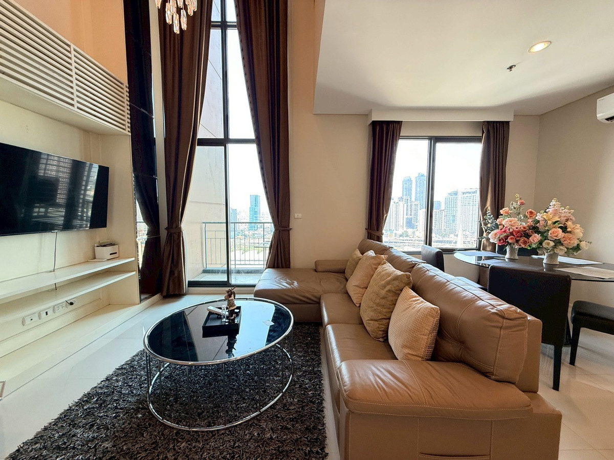 ให้เช่าคอนโดพระราม 9 เพชรบุรีตัดใหม่ RCA : เช่าด่วน! Villa Asoke 1ห้องนอน Duplex แต่งหรู เฟอร์ครบ ทำเล MRT เพชรบุรี