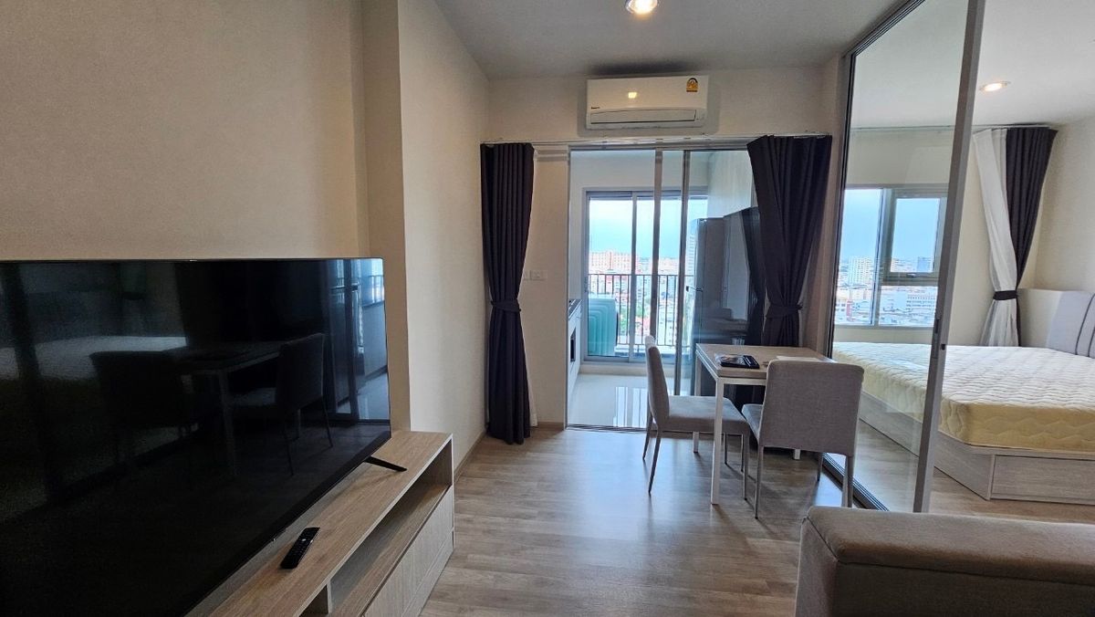 For RentCondoRamkhamhaeng, Hua Mak : For rent 📍 Niche Mono Ramkhamhaeng 📍 Fully furnished and equipped with electrical appliances, near The Mall