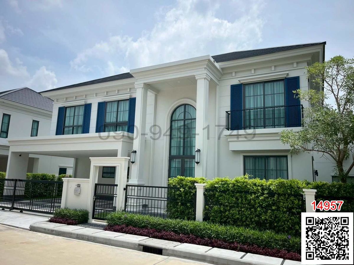 ให้เช่าบ้านบางนา แบริ่ง ลาซาล : เช่า บ้านเดี่ยว 2 ชั้น เศรษฐสิริ บางนา กม.10  Setthasiri Bangna KM.10 ใกล้ Design Village บางนา 