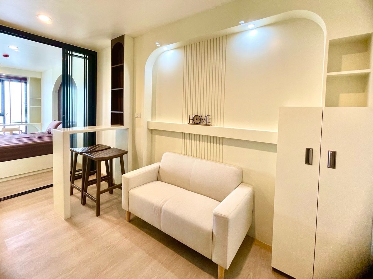 For RentCondoPathum Thani,Rangsit, Thammasat : Renting the new Terrarest, the new condo north, Thammasat view, ready to be adjacent to Thammasat University Rangsit.