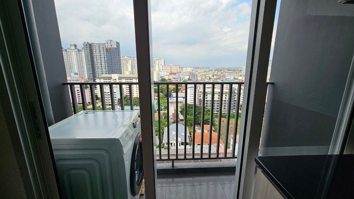 For RentCondoRamkhamhaeng, Hua Mak : For rent 📍 Niche Mono Ramkhamhaeng 📍 Fully furnished and equipped with electrical appliances, near The Mall