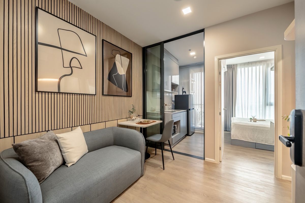 ให้เช่าคอนโดรามคำแหง หัวหมาก : 1 Bedroom Condo for rent in Modiz Rhyme Ramkhamhaeng