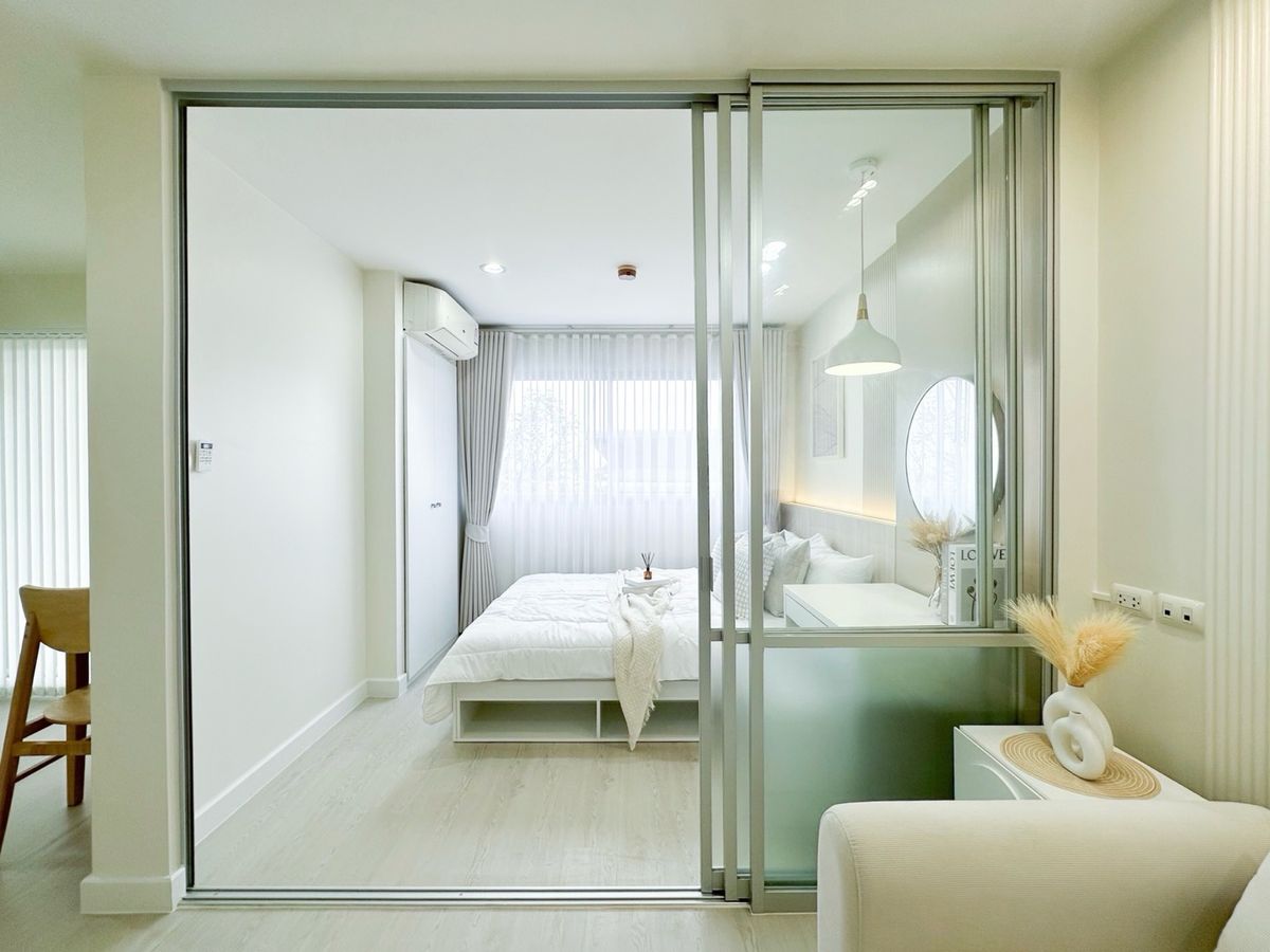 ขายคอนโดเกษตร นวมินทร์ ลาดปลาเค้า : 🤎ห้องแต่งสวย เฟอร์ครบ ฟรีโอน