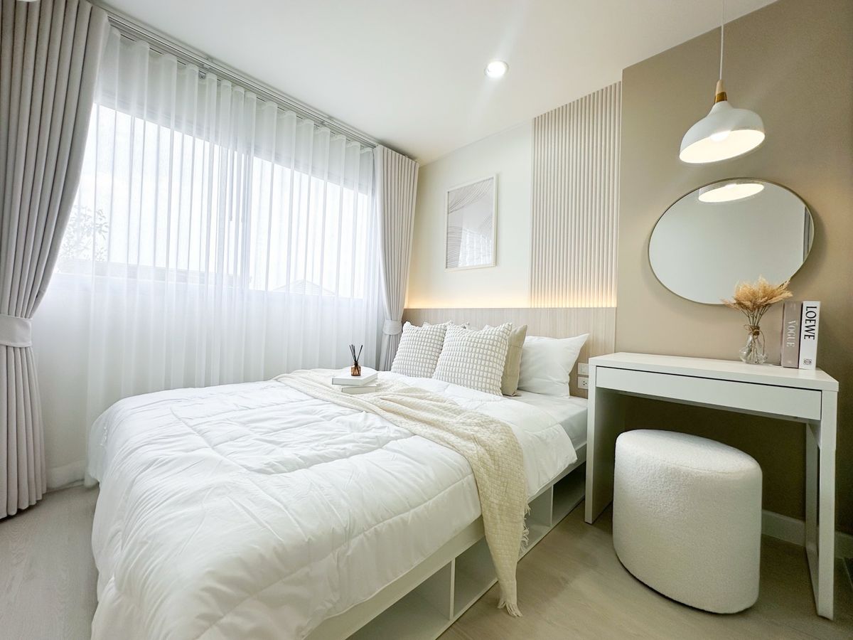 ขายคอนโดเกษตร นวมินทร์ ลาดปลาเค้า : 🤎ห้องแต่งสวย เฟอร์ครบ ฟรีโอน