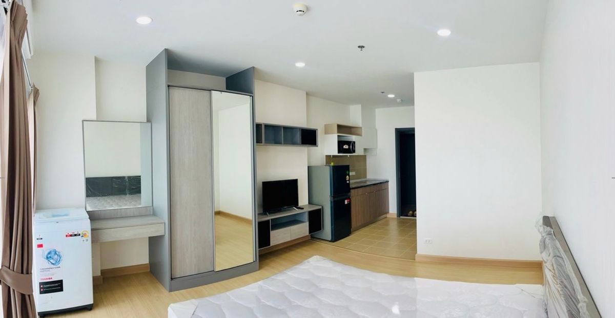 For RentCondoSamut Prakan,Samrong : Rent Supalai Werenda, Sukhumvit 117, beautiful, ready to be near Grandfather Chao Samingphrai Interested in Atline@841QLNR