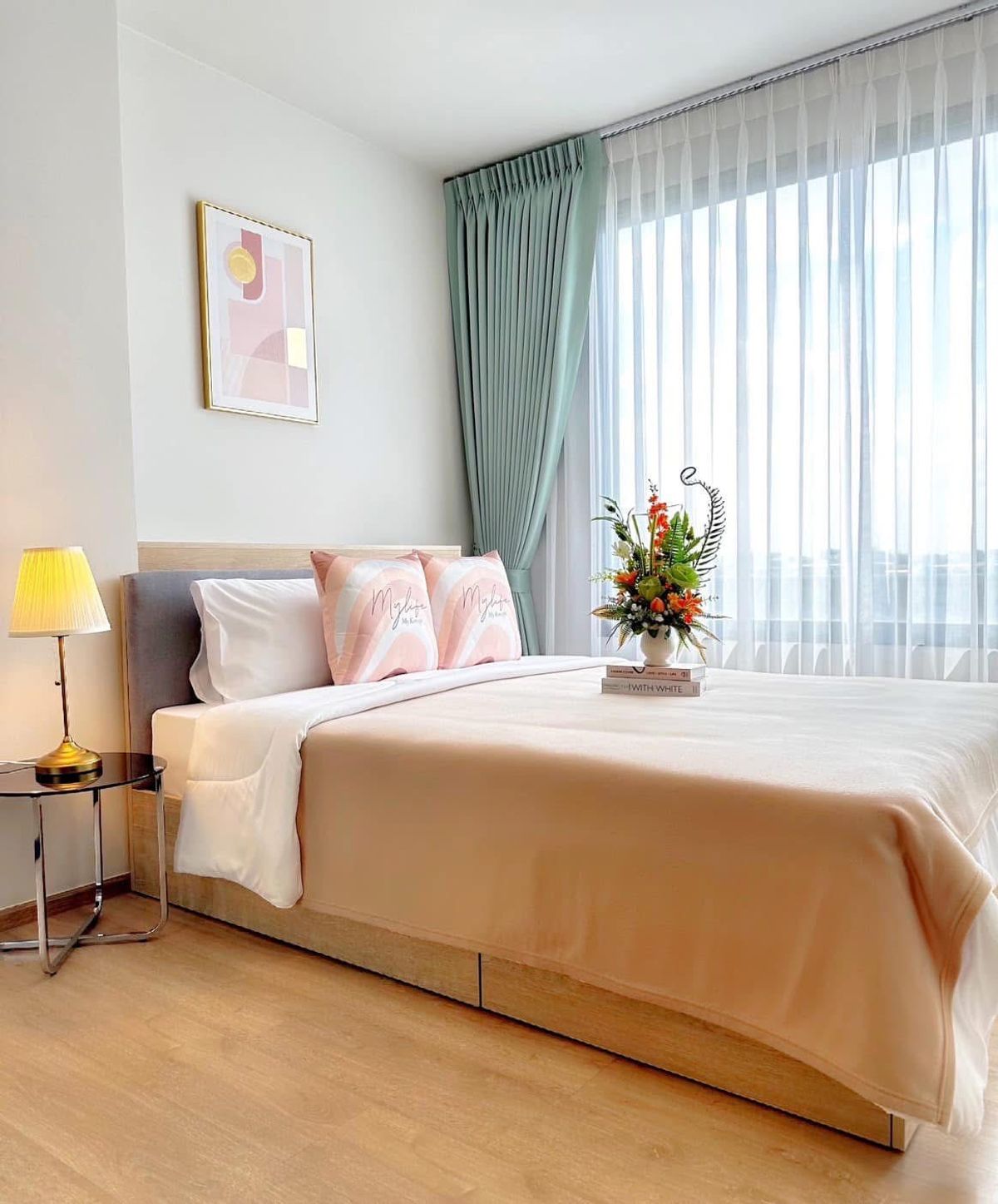 For RentCondoKasetsart, Ratchayothin : 🎓🎓 CHATHAI KAST-NAWAMIN, beautiful room, full furniture with a shuttle bus-Kasetsart BTS 🚍