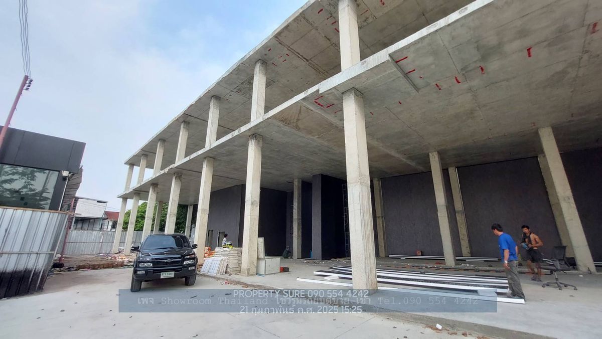ให้เช่าโชว์รูมเลียบทางด่วนรามอินทรา : Showroom For rent : ให้เช่าโชว์รูมรถยนต์ ติดถนนเลียบทางด่วนเอกมัย-รามอินทรา