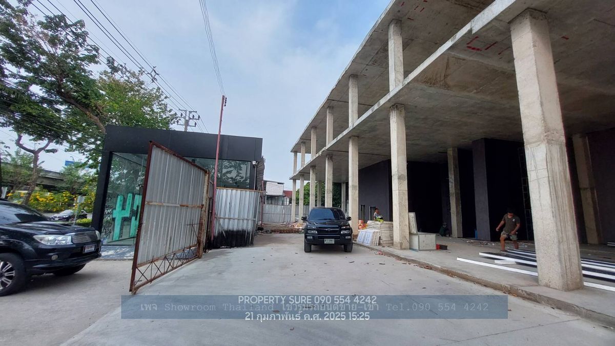 ให้เช่าโชว์รูมเลียบทางด่วนรามอินทรา : Showroom For rent : ให้เช่าโชว์รูมรถยนต์ ติดถนนเลียบทางด่วนเอกมัย-รามอินทรา