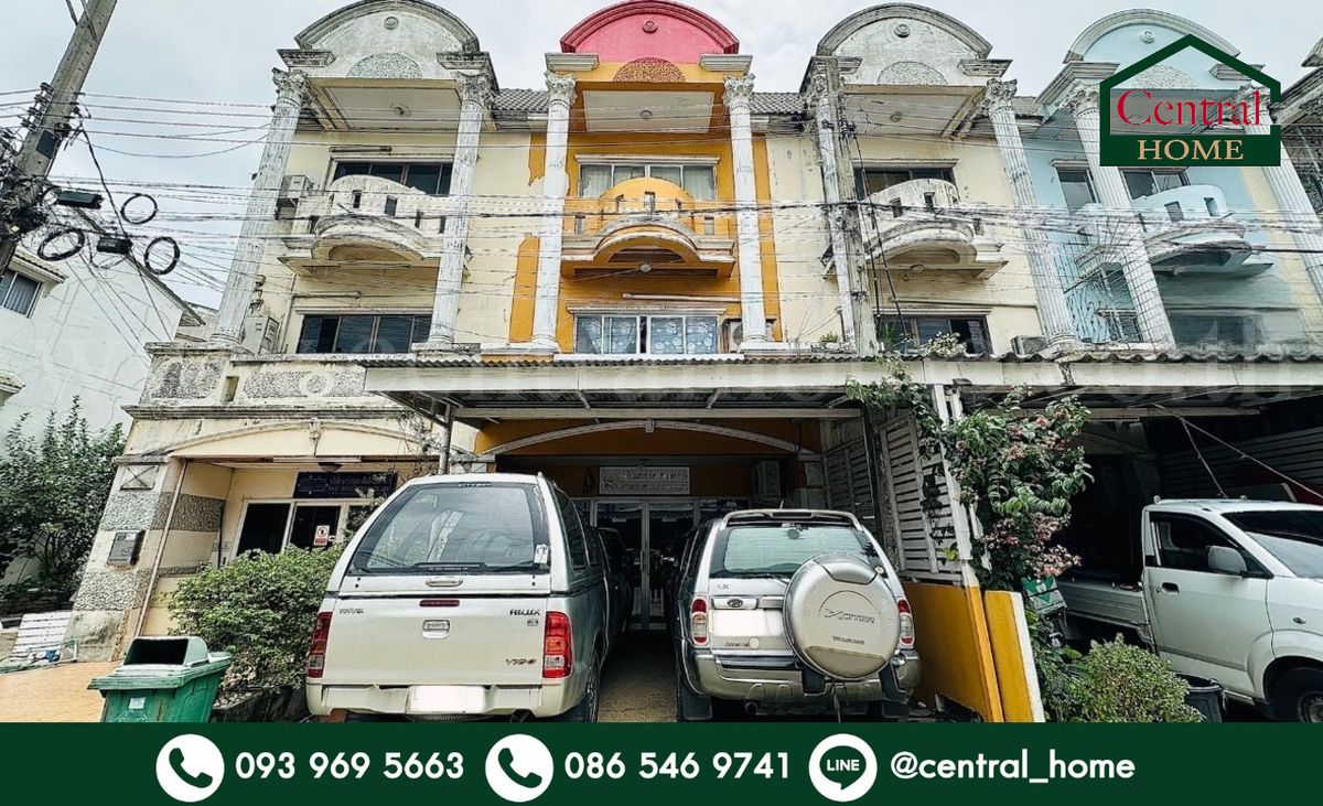 ขายอาคารพาณิชย์นนทบุรี บางใหญ่ บางบัวทอง : อาคารพาณิชย์ 3 ชั้น วิโรจน์วิลล์ บางบัวทอง นนทบุรี ราคาถูกที่สุด