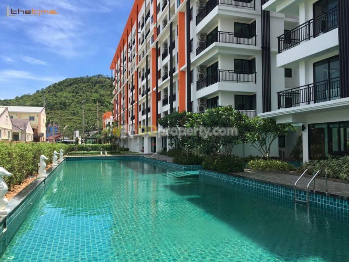 ให้เช่าคอนโดพัทยา บางแสน ชลบุรี สัตหีบ : The Time Condo คอนโดหลัง ม.เกษตรฯ ปล่อยเช่า 6,300 บ/ด