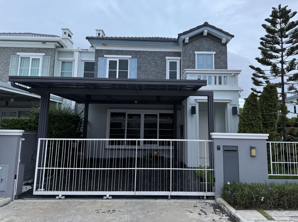 For RentHouseBangna, Bearing, Lasalle : ✅ Corner Home for Rent @ Anya Bangna–Ramkhamhaeng 2 | Fully Furnished + Free Wi-Fi + Garden Service