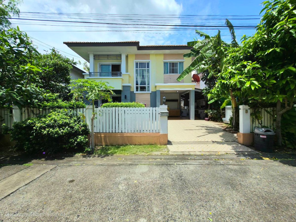 ขายบ้านปทุมธานี รังสิต ธรรมศาสตร์ : ขายบ้านเดี่ยว พฤกษาวิลเลจ 29 รังสิต-คลอง 3 โซนส่วนตัว หน้าบ้านไม่มีบ้านชน