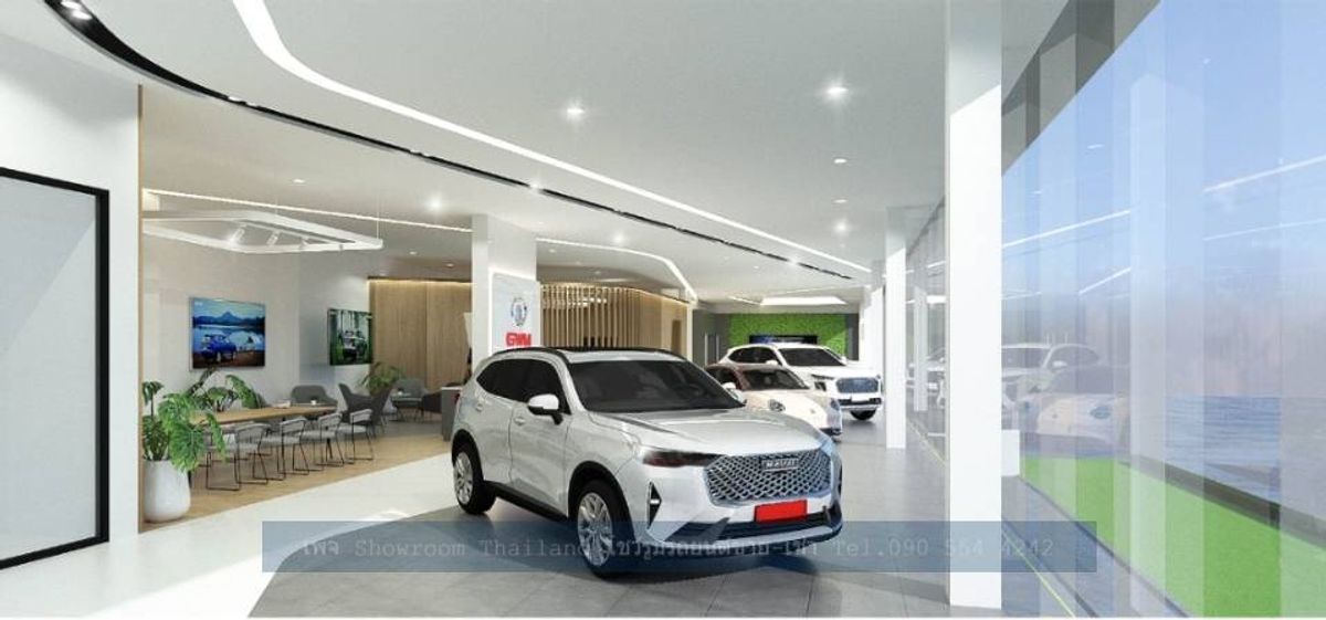 ให้เช่าโชว์รูมเลียบทางด่วนรามอินทรา : Showroom For rent : ให้เช่าโชว์รูมรถยนต์ ติดถนนเลียบทางด่วนเอกมัย-รามอินทรา