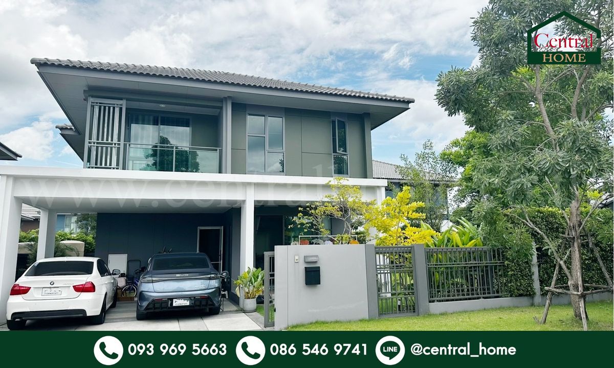 บ้านแจ้งวัฒนะ เมืองทอง : บ้านเดี่ยว สราญสิริ ชัยพฤกษ์ - แจ้งวัฒนะ หลังริม 
