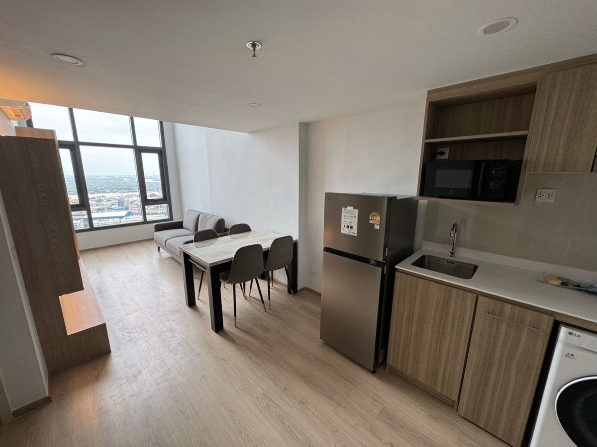 ให้เช่าคอนโดคลองเตย กล้วยน้ำไท : ให้เช่าห้อง Vertiplex 2 ชั้น @ Life Rama 4 - Asoke ชั้น 33 | วิวบางกระเจ้า | เฟอร์ครบ | เพดานสูง โล่ง โปร่ง 2 ห้องนอน 1 ห้องน้ำ ขนาด 52 ตร.ม. | Duplex เพดานสูง