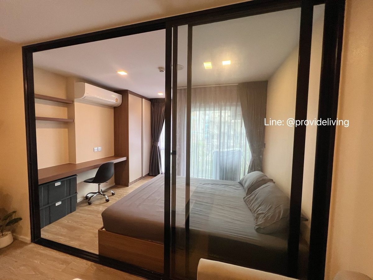 For RentCondoPathum Thani,Rangsit, Thammasat : ⭐️Provideliving⭐️ Rent Kave Town Shift. The room has never been rented. Build Indo works with Smart TV 📞 Line: @provideliving