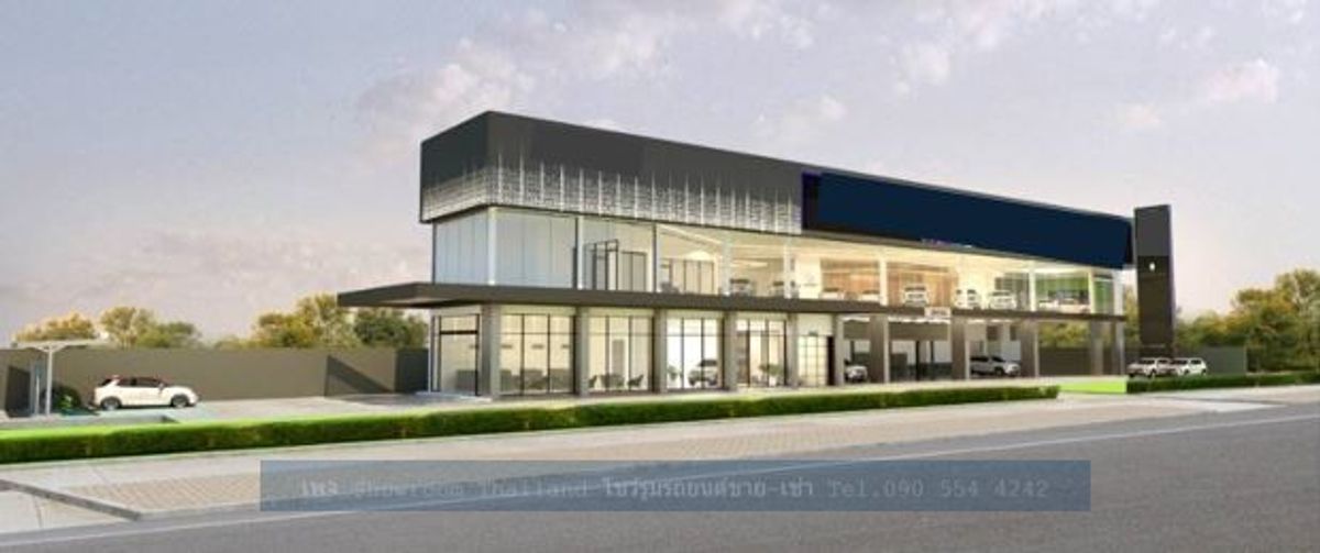 ให้เช่าโชว์รูมเลียบทางด่วนรามอินทรา : Showroom For rent : ให้เช่าโชว์รูมรถยนต์ ติดถนนเลียบทางด่วนเอกมัย-รามอินทรา