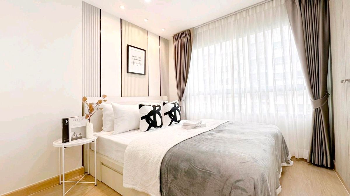 For SaleCondoNawamin, Ramindra : ✨️ Beautiful room, good location, shady atmosphere Cheaper than renting! With a condo at a comfortable price. 🏡 Lumpini Park Nawamin-Sriburapha