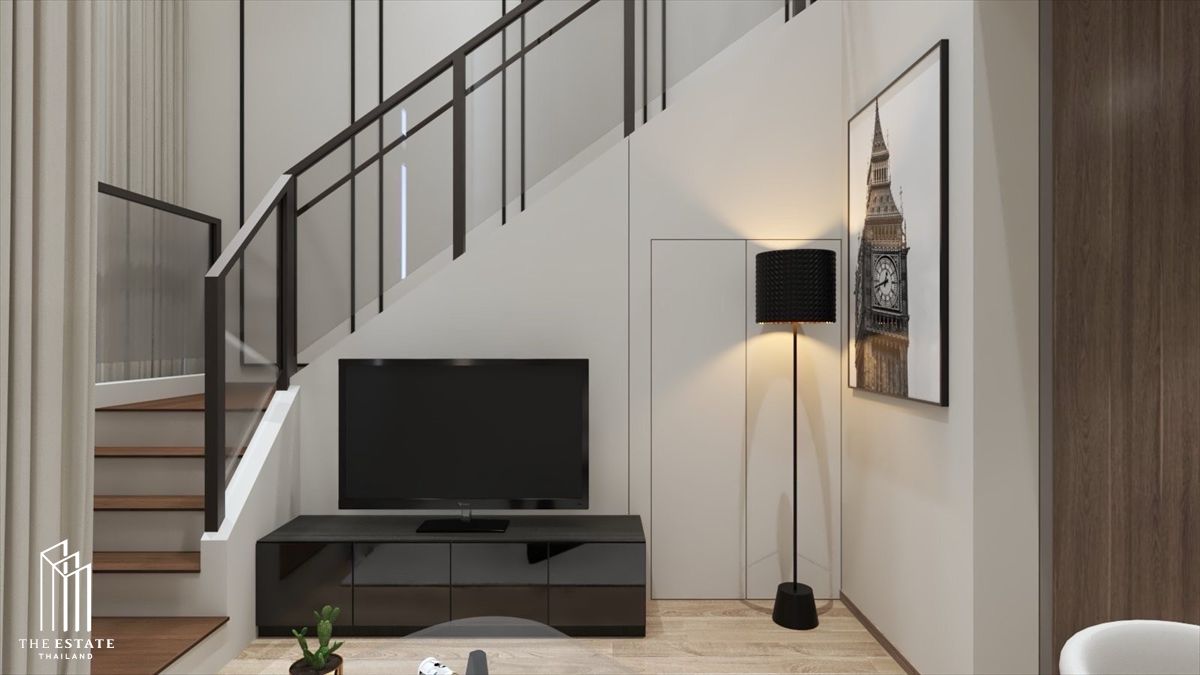 For RentCondoBangna, Bearing, Lasalle : For SALE WHIZDOM The Forestias (Mytopia), a large Duplex room 46.28 SQ.M. 1 Bedroom @38,000 Baht