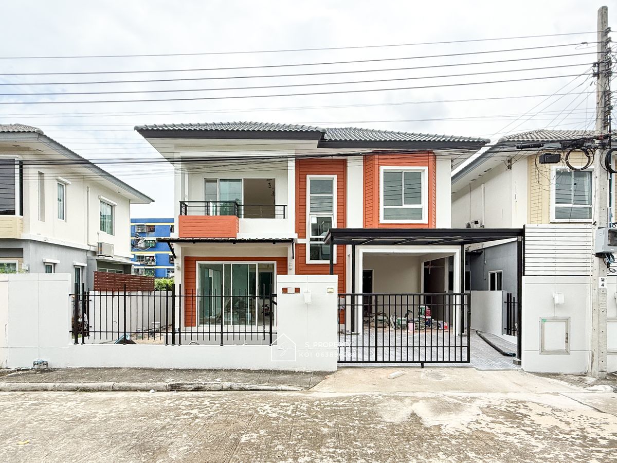 For SaleVipawadee, Don Mueang, Lak Si : The house is renovated, Pruksa Sinnery, Don Mueang, Soi Kosum 45, near the Red Line BTS.