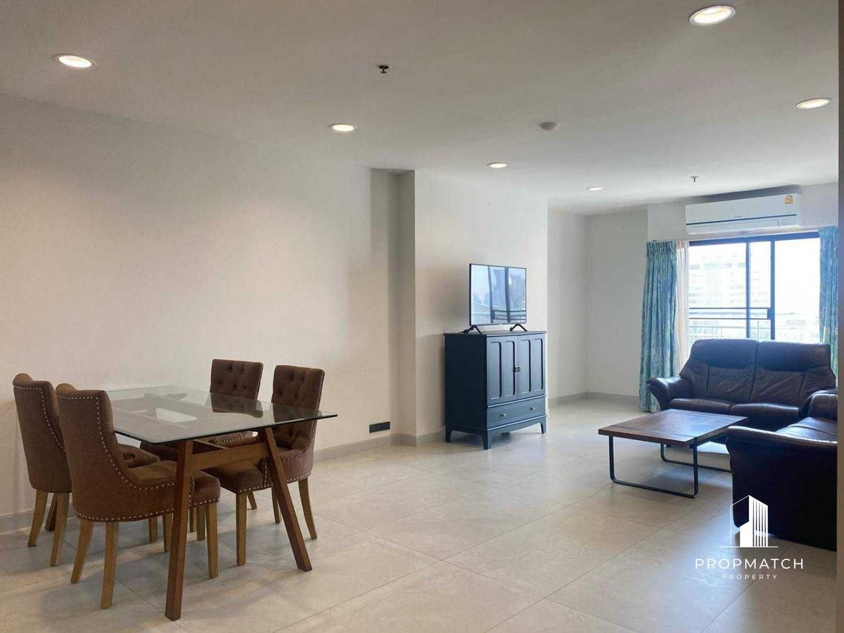 For RentCondoNana, North Nana,Sukhumvit13, Soi Nana : ✨Flash Deal ✨Liberrty Park II (2Bed 2Bath 106.5SQM.) Completely decorated !! Only 42,500 baht per month Tel.0981315848 @PropMatch