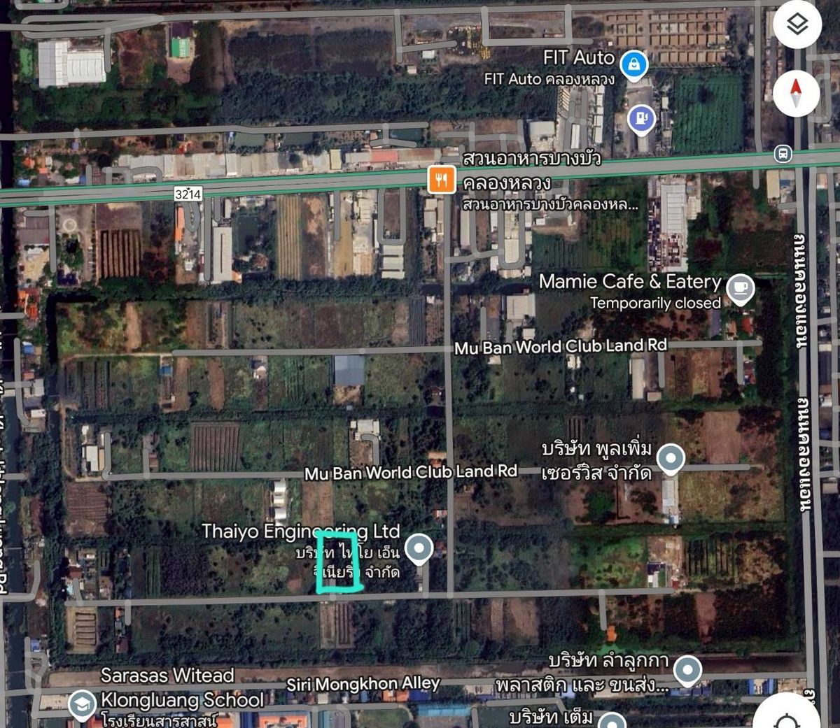 ขายที่ดินปทุมธานี รังสิต ธรรมศาสตร์ : ขายที่ดินเปล่า เวิลด์คลับแลนด์ ใกล้คลอง 3 คลองหลวง ถมแล้ว เยื้องวัดพระธรรมกาย ขนาด 1 -  1  - 75 ไร่ ราคา 4,600,000 บาท