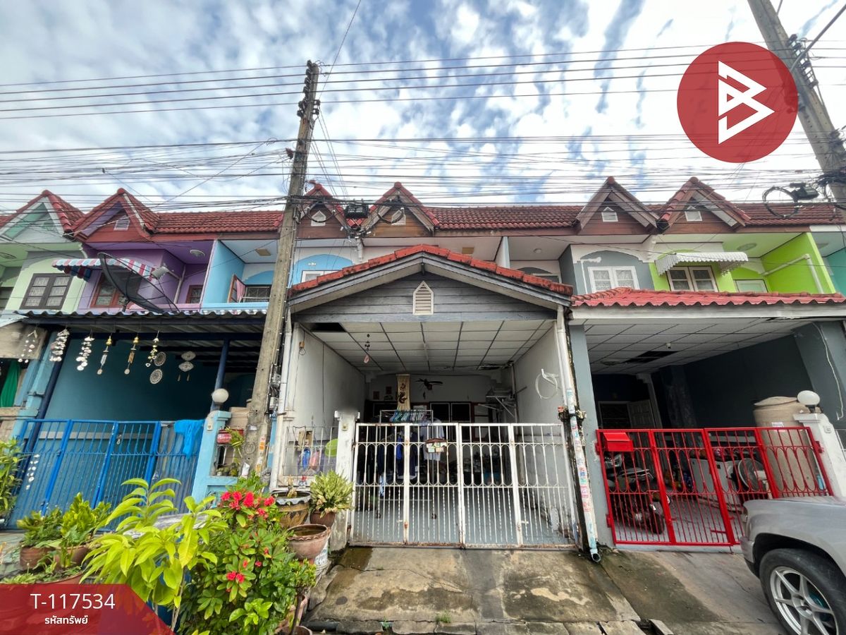 For SaleTownhomePathum Thani,Rangsit, Thammasat : 2-story townhouse for sale, Chat Narong Village, 5 Lam Luk Ka-Khlong 7, Pathum Thani
