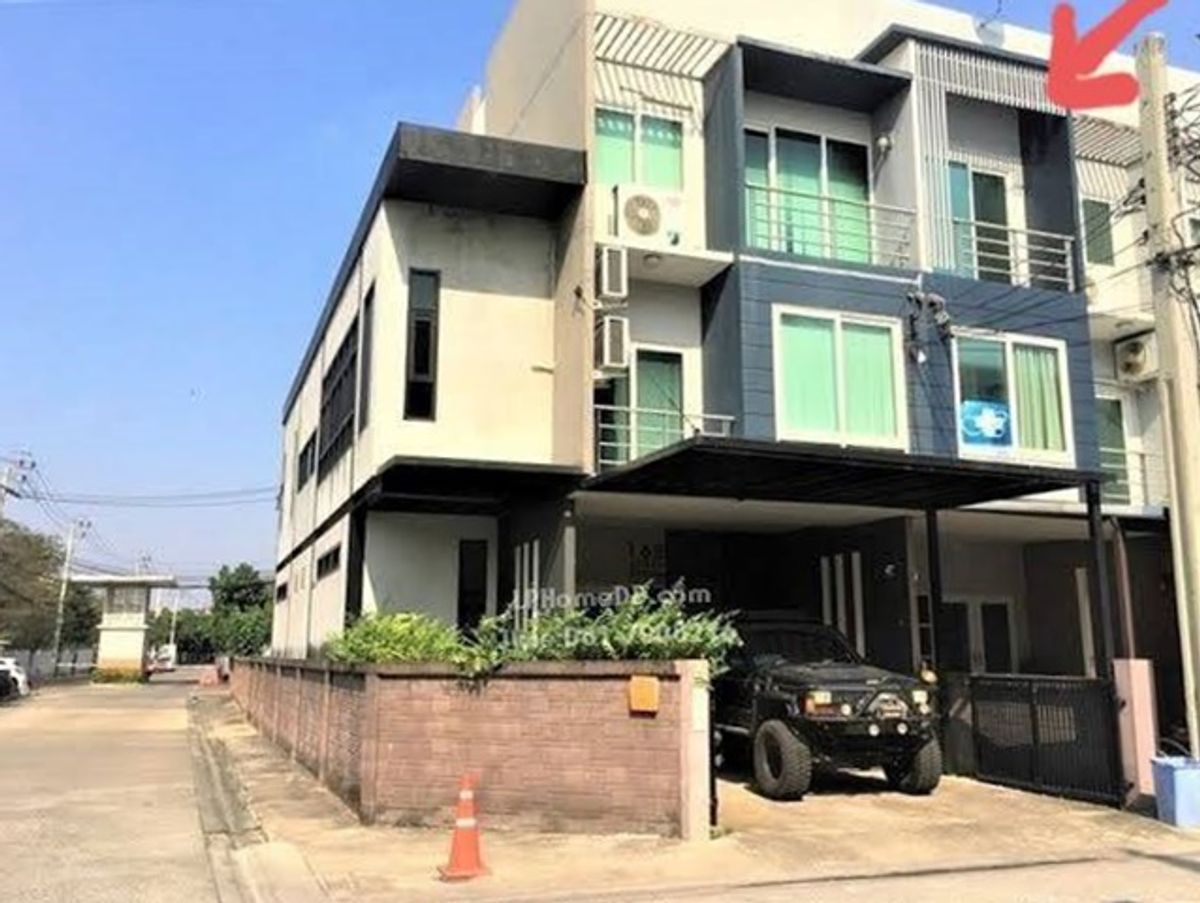 For RentTownhomeNawamin, Ramindra : Rent a 3 -story townhome, Greenwich Ram Inthra University, beautiful house, good condition Complete furniture price 27,000 baht