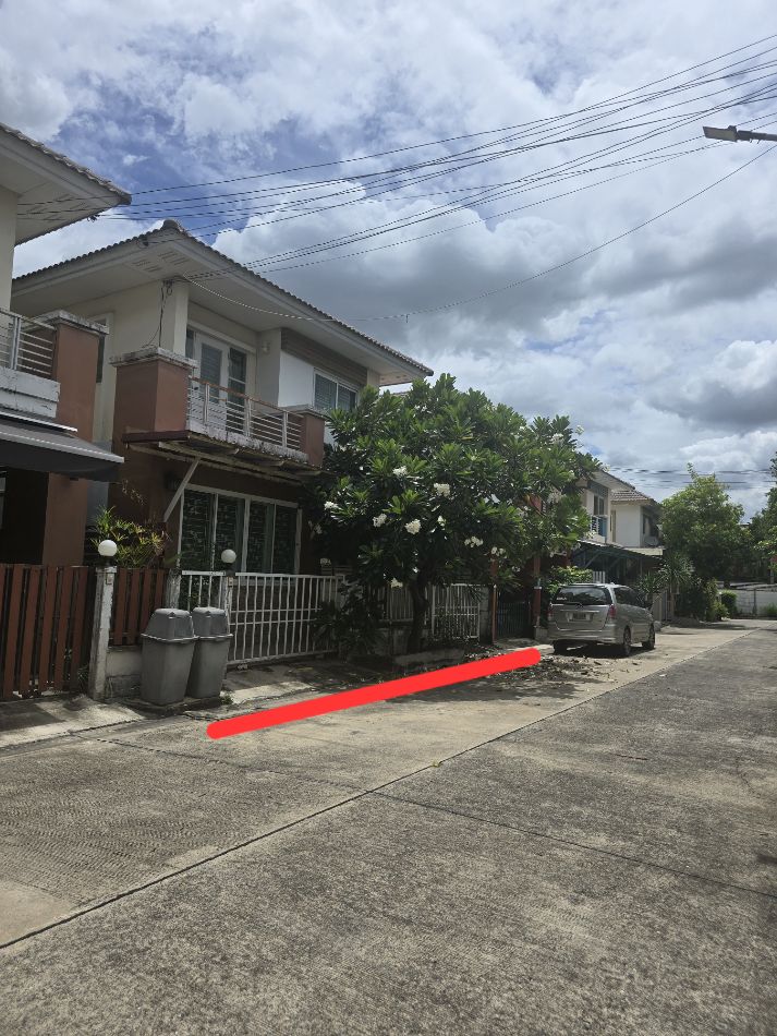 ขายบ้านนนทบุรี บางใหญ่ บางบัวทอง : ขายถูกบ้านแฝด หมู่บ้านวิลล่า คุณาลัย 155 ตรม. 38.7 ตร.วา