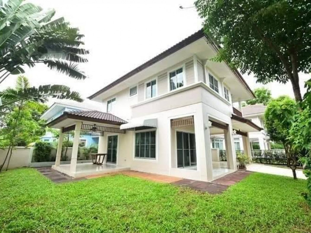 For SaleHouseNonthaburi, Bang Yai, Bangbuathong : Beautiful 4BR Home in Pruklada Tiwanon–Ratchaphruek for sale | 172 sqm | 64.5 sqw | Fully Furnished | Near Expressway | Peaceful