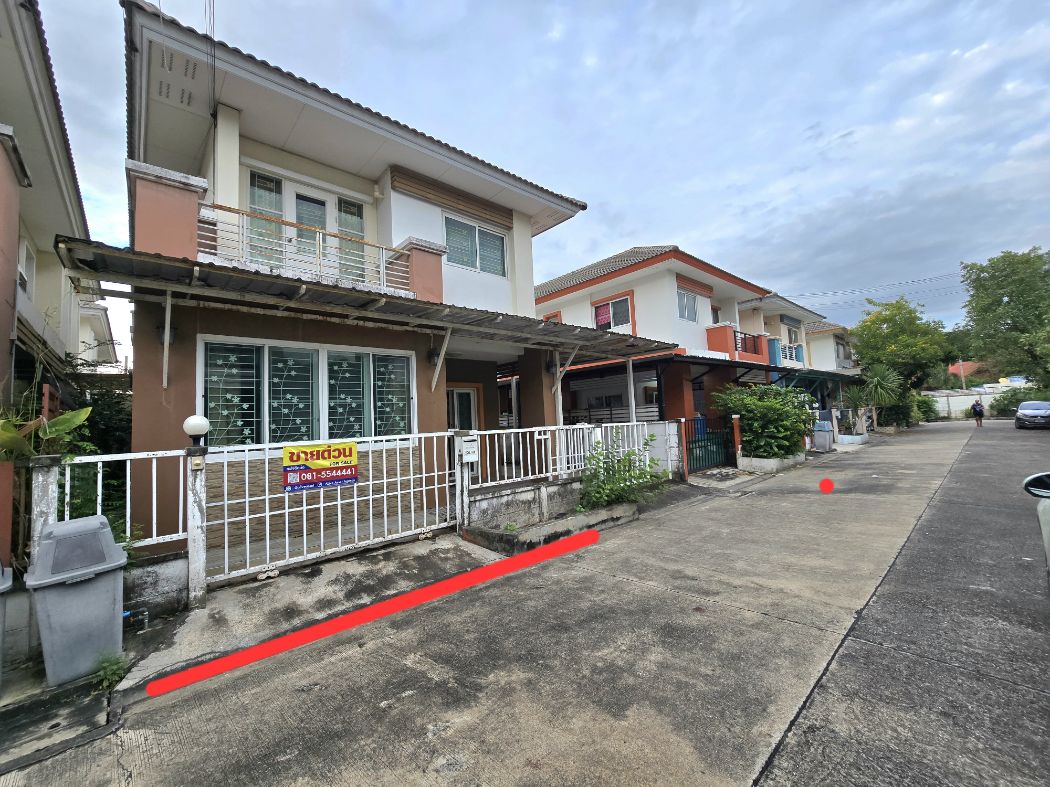 For SaleHouseNonthaburi, Bang Yai, Bangbuathong : ขายถูกบ้านแฝด หมู่บ้านวิลล่า คุณาลัย 155 ตรม. 38.7 ตร.วา