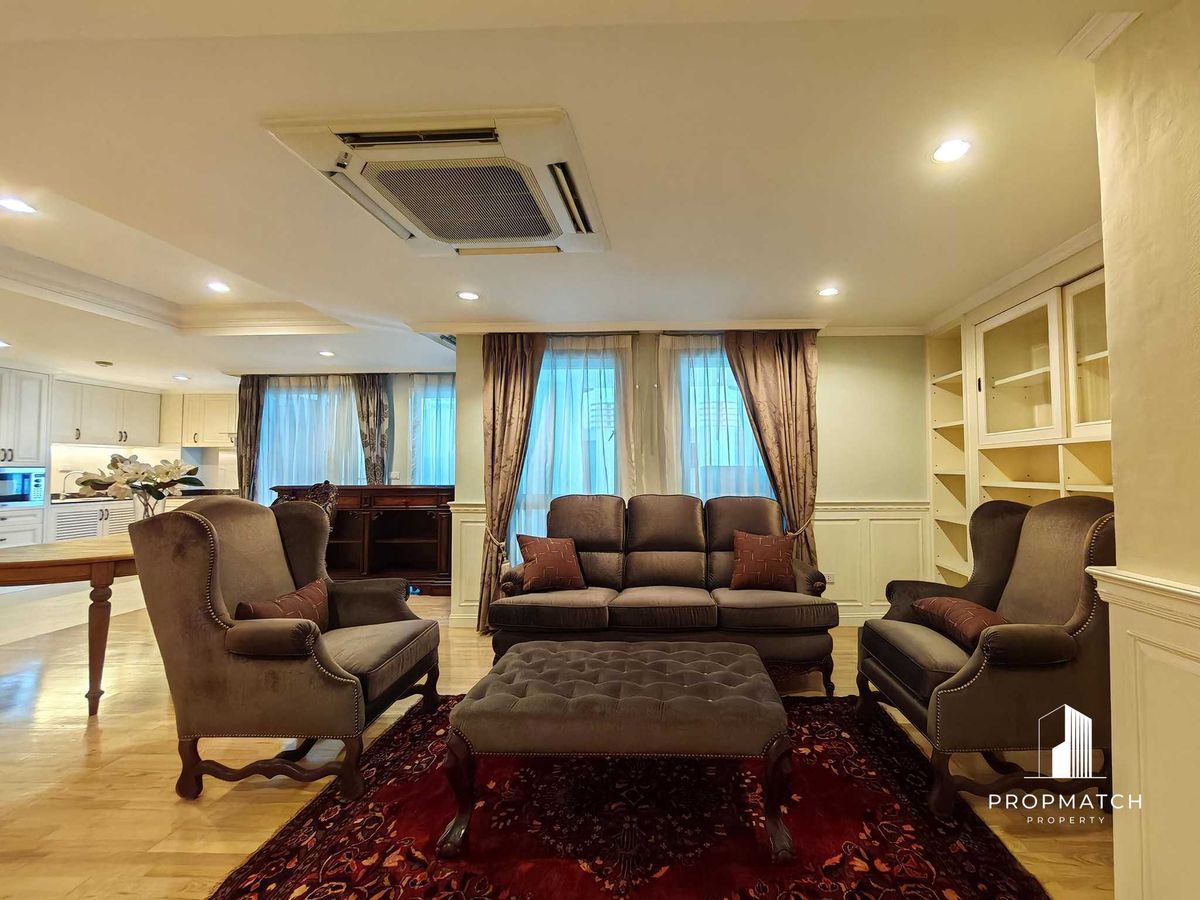 For RentCondoWitthayu, Chidlom, Langsuan, Ploenchit : ✨Flash Deal ✨LA Maison Ruamrudee (2Bed 2Bath 164SQM.) Completely decorated !! Only 65,000 baht per month Tel.0981315848 @propmatch