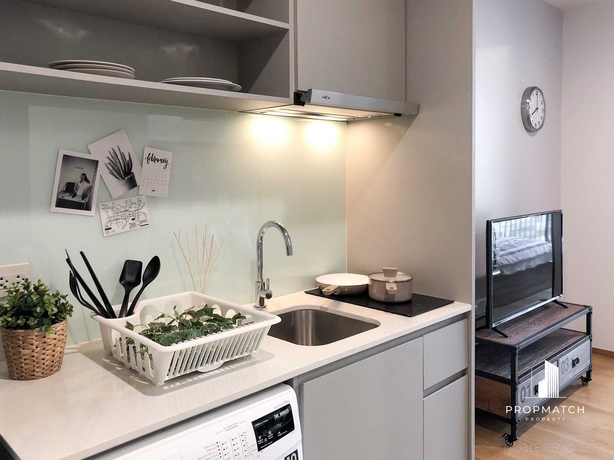 For RentCondoSathorn, Narathiwat : ✨flash deal ✨NOBLE REVO SILOM (1Bed 1Bath 34SQM.) Completely decorated !! Only 20,000 baht per month Tel.0981315848 @Propmatch