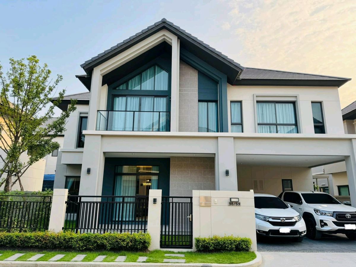 For RentHouseNawamin, Ramindra : Beautiful house, brand new, for rent 
Bangkok Boulevard Village, Ram Intra-Watcharapol,