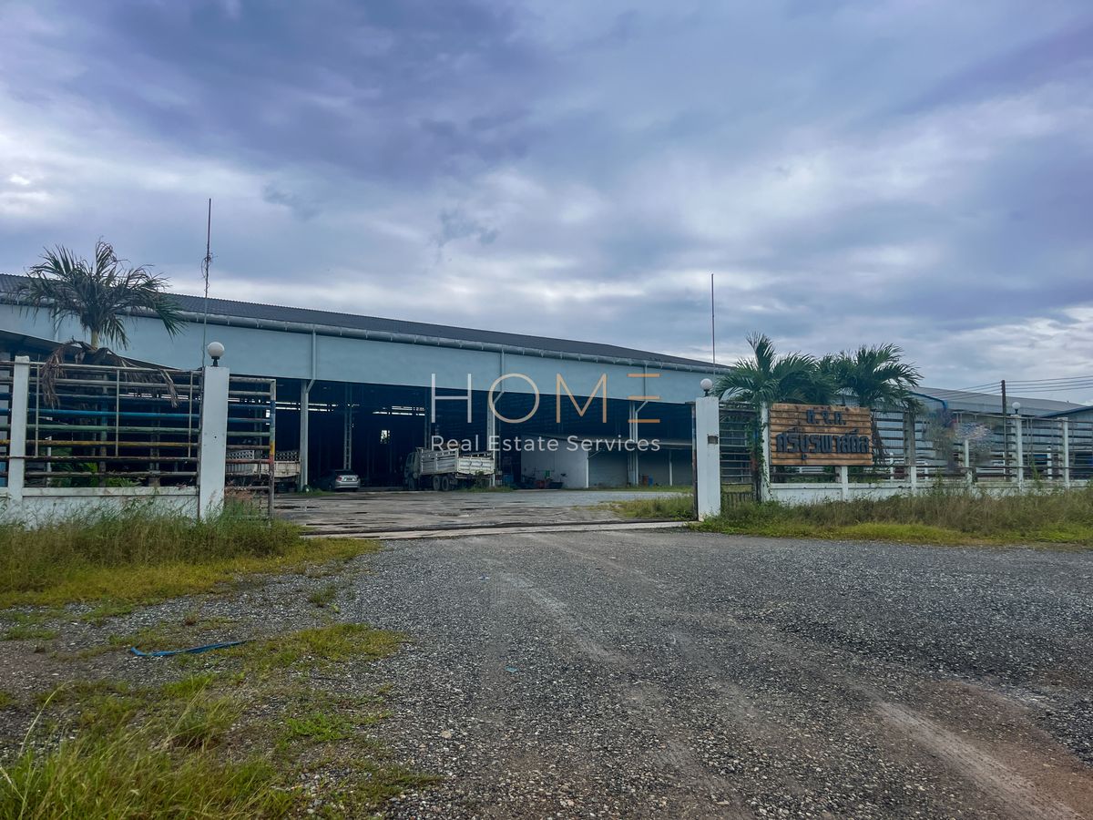 For SaleWarehouseRayong : Land with warehouse 6-2-37 Rai, Nong Bua Ban Khai, on the road, 4 lanes 3574 / (sell), Land with Warehouse 6-2-37 Rai Nong BUA Ban Khai Next to 4-Lane Road 3574 / (For Sale) Nut2207