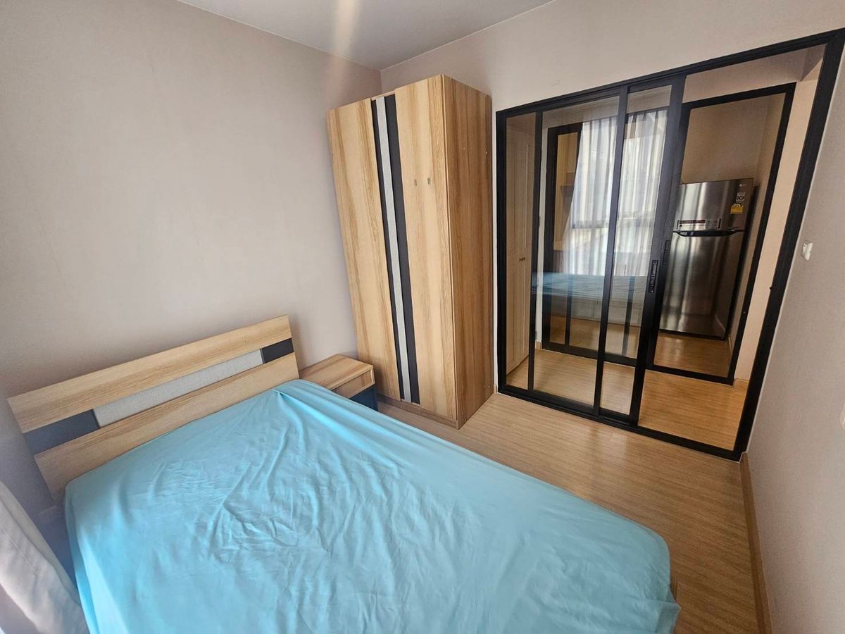 For RentCondoOnnut, Udomsuk : Beautiful swimming pool view, corner room, 2 bedrooms, 1 bathroom, The Tree Onnut Station