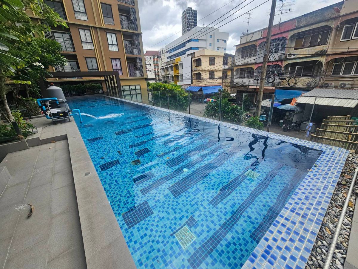 For RentCondoOnnut, Udomsuk : 1 bedroom corner room, 1 bathroom, The Tree Onnut Station