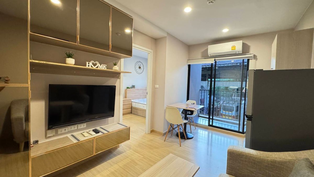 For RentCondoOnnut, Udomsuk : 1 bedroom corner room, 1 bathroom, The Tree Onnut Station