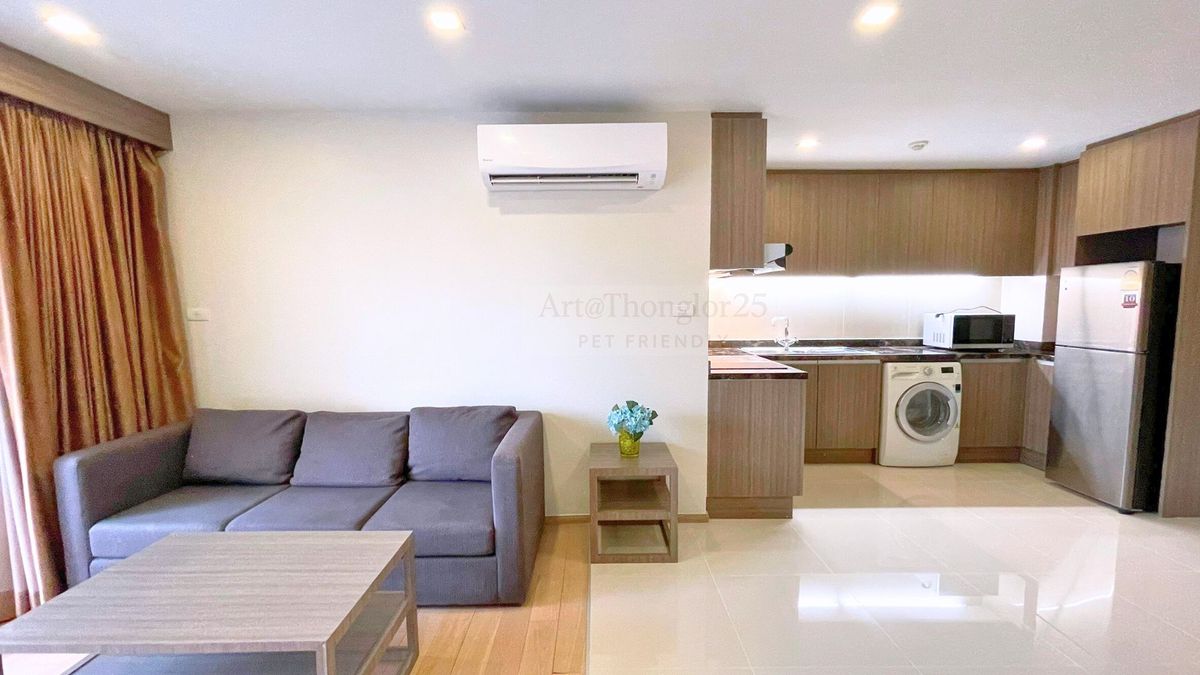 For RentCondoSukhumvit, Asoke, Thonglor : #For rent🔥Condo Art @ Thonglor 25 🐶🐱 Pet-Friendly & Free Wi-Fi Size 70 sq.m. 2 Bed Near BTS Thonglor & Phrom Phong