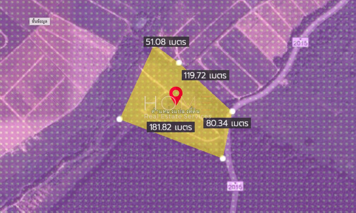 For SaleLandRayong : 🟪 Rayong land 10 rai, purple pattern, next to road 2015 🟪 (FOR SALE) NUT2210