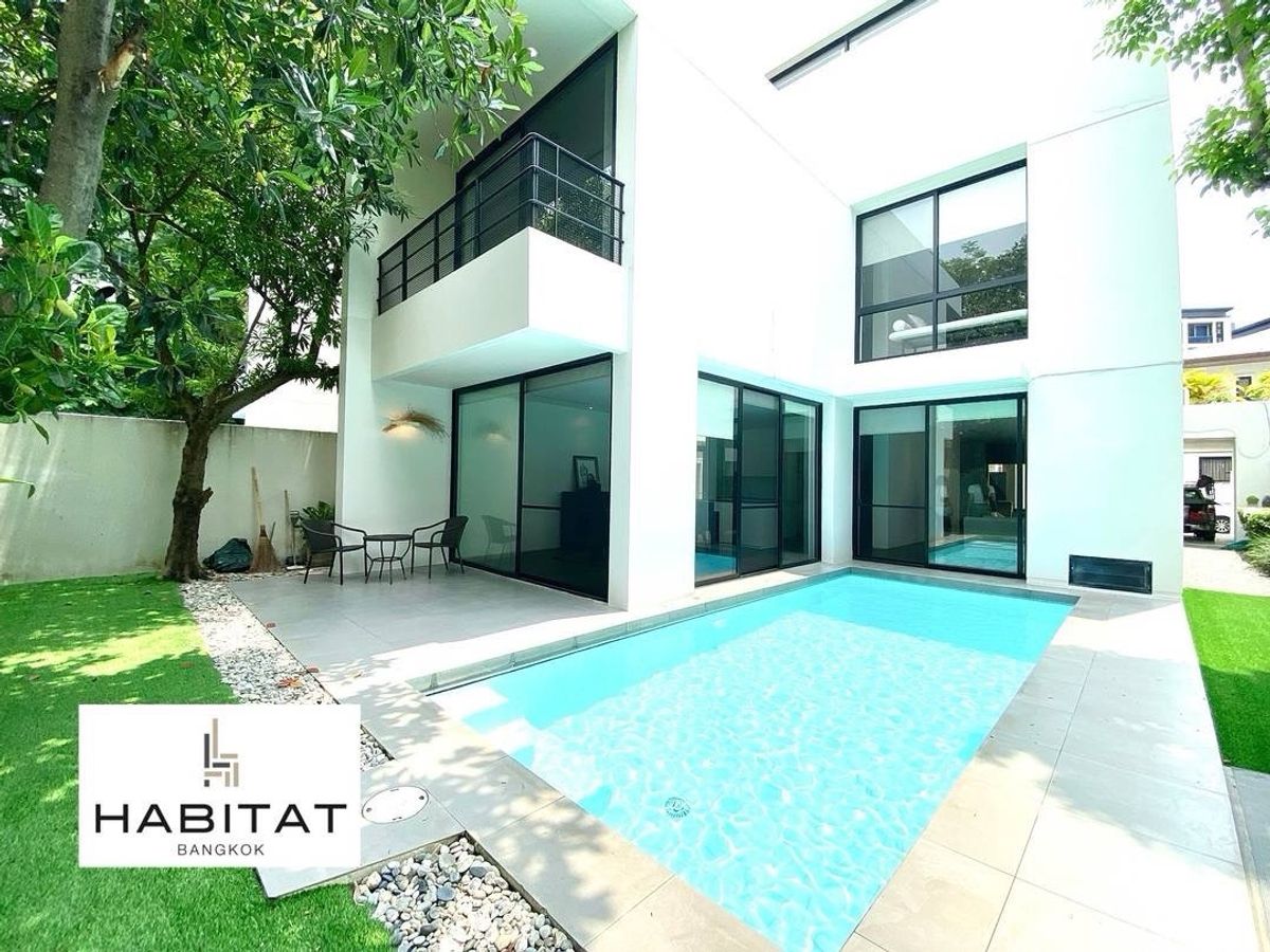 ให้เช่าบ้านสุขุมวิท อโศก ทองหล่อ : House with Pool in thonglor for rent 