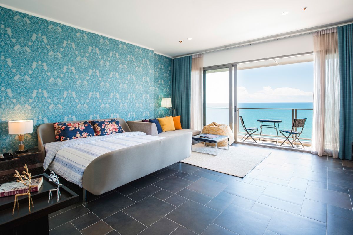 For RentCondoPattaya, Bangsaen, Chonburi : For Rent Northpoint Pattaya 52 SQ.M Fully Furnished (S03-1044)