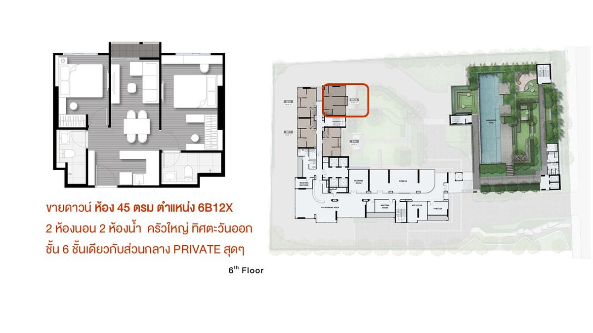 For SaleCondoAri,Anusaowaree : 💕NUE EVO ARI 1 Bed Plus, 6th floor, 45 sqm, 2 bedrooms, 2 bathrooms, big kitchen, east 🎉