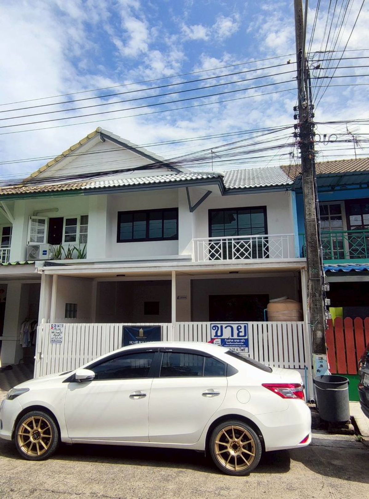 For SaleTownhomePathum Thani,Rangsit, Thammasat : 2 -story townhouse, Pruksa University 13, Khlong Sam, 18 square wah, 3 bedrooms, ready to enter Khlong Sam Subdistrict, Khlong Luang District Pathum Thani Province