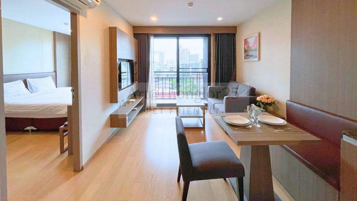 For RentCondoSukhumvit, Asoke, Thonglor : #For rent🔥Condo Art @ Thonglor 25 🐶🐱 Pet-Friendly & Free Wi-Fi Size 40 sq.m. Near BTS Thonglor & Phrom Phong