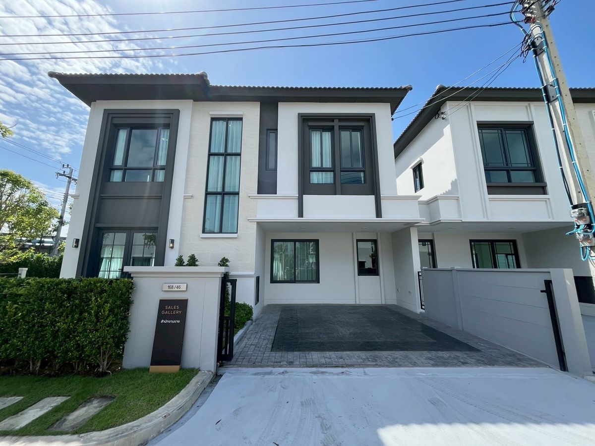 ขายบ้านสมุทรปราการ สำโรง : ⏳ ก่อนปิดโครงการ! บ้านแปลงมุม 70 ตร.วา ใกล้เมกะ บางนา เพียง 10.6MB | Grand Pleno สุขุมวิท-บางนา