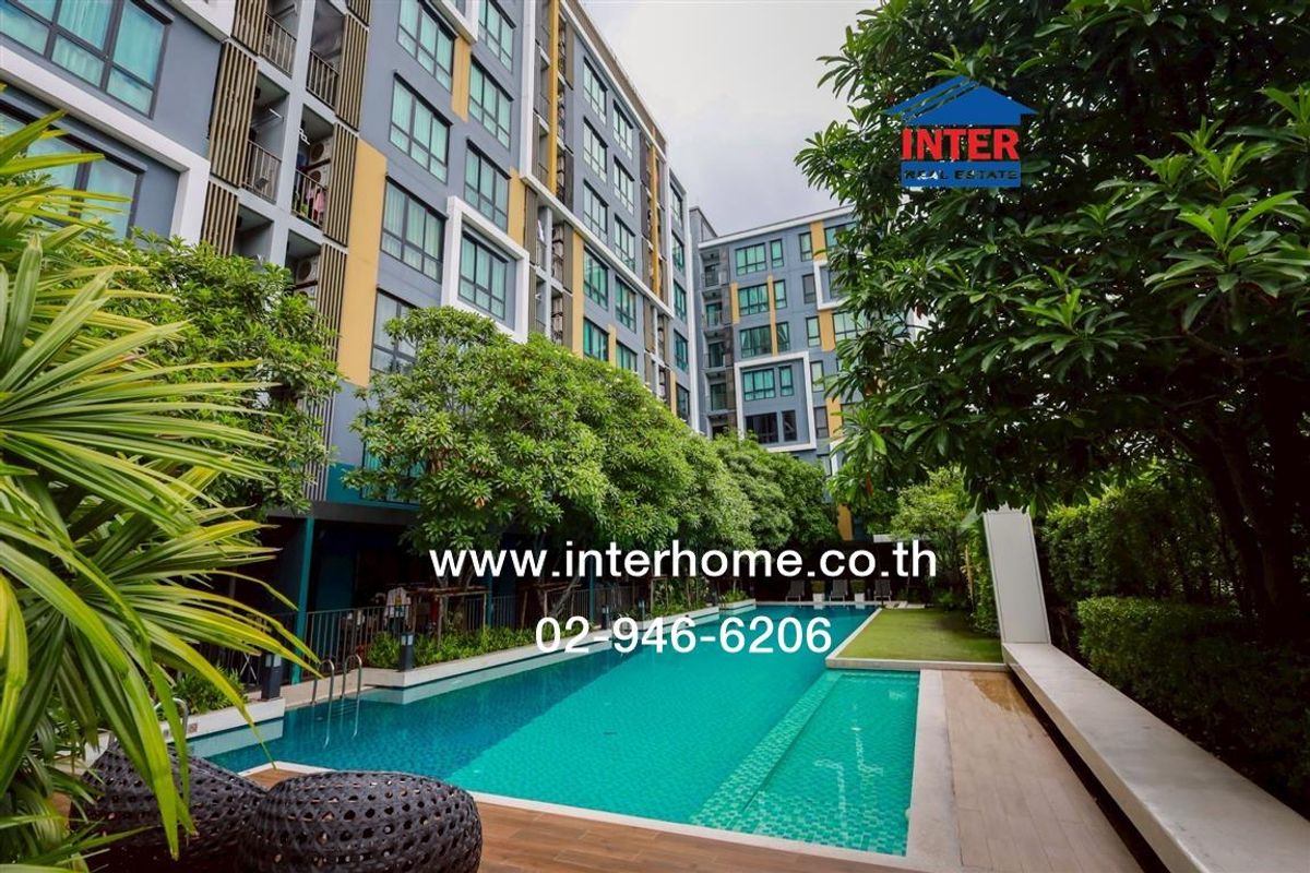 For SaleCondoSeri Thai, Ramkhamhaeng Nida : Condominium 29.08 sq.m. Icondo Green Space, Seri Thai, Serithai Road, Bueng Kum District, Bangkok