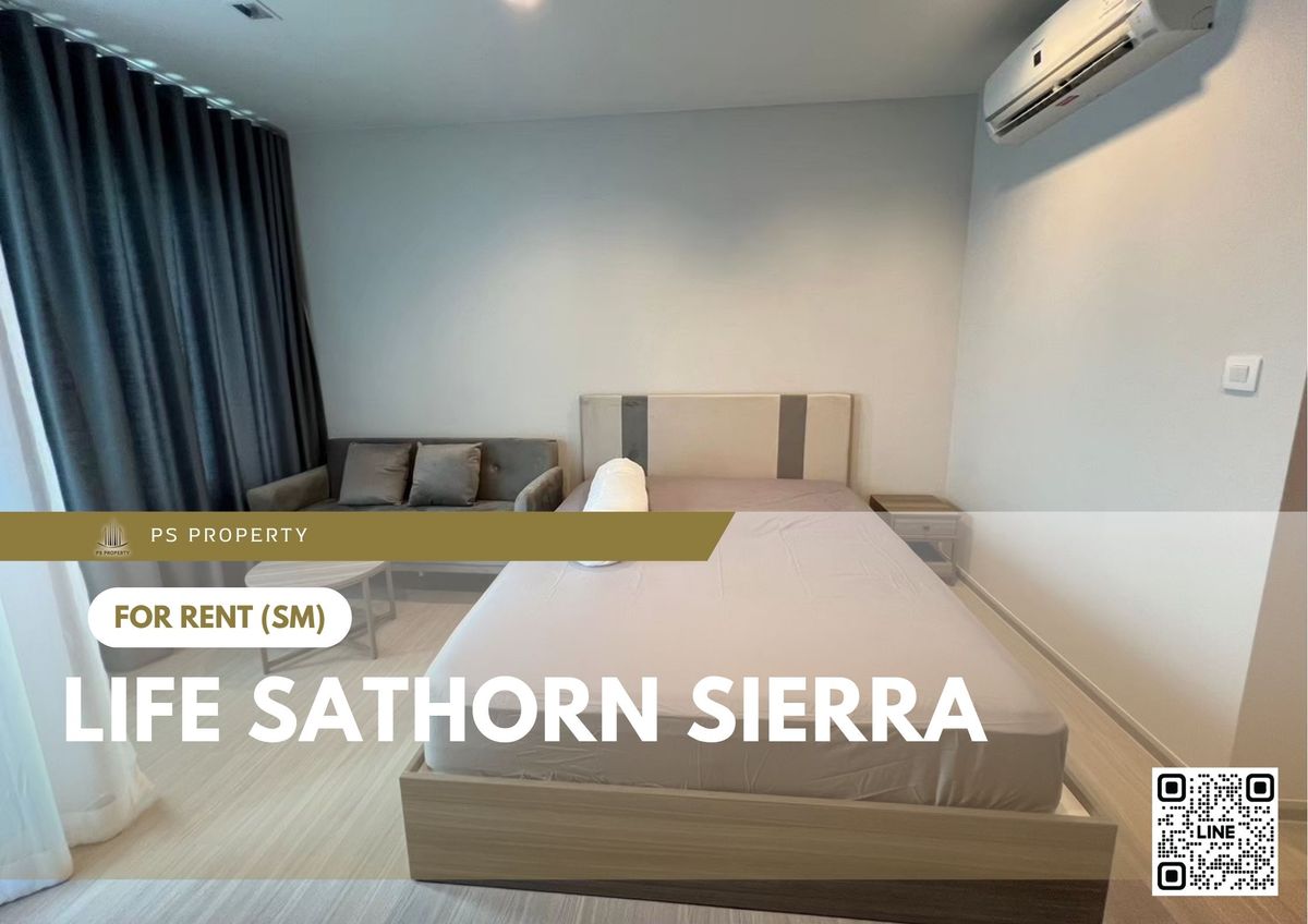 ให้เช่าคอนโดท่าพระ ตลาดพลู วุฒากาศ : ให้เช่า ✨ Life Sathorn Sierra ✨ เฟอร์นิเจอร์ และ เครื่องใช้ไฟฟ้าครบ ใกล้ BTS ตลาดพลู